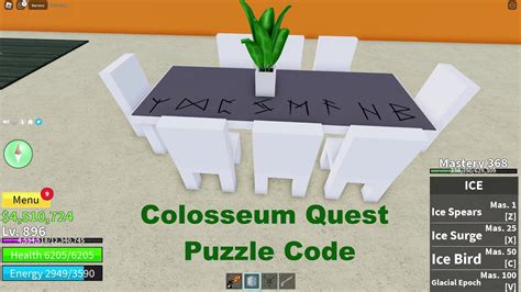 how to do colosseum quest